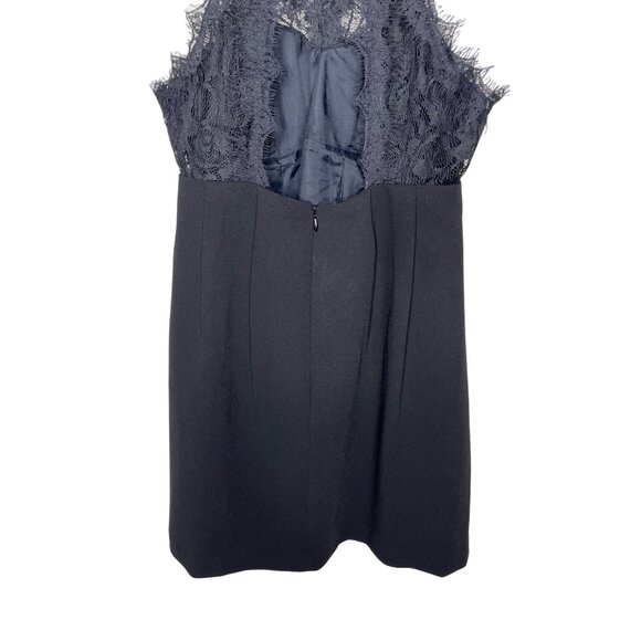 BCBGeneration Black Lace Pleated Halter Mini Dress XS NWT - Picture 7 of 9